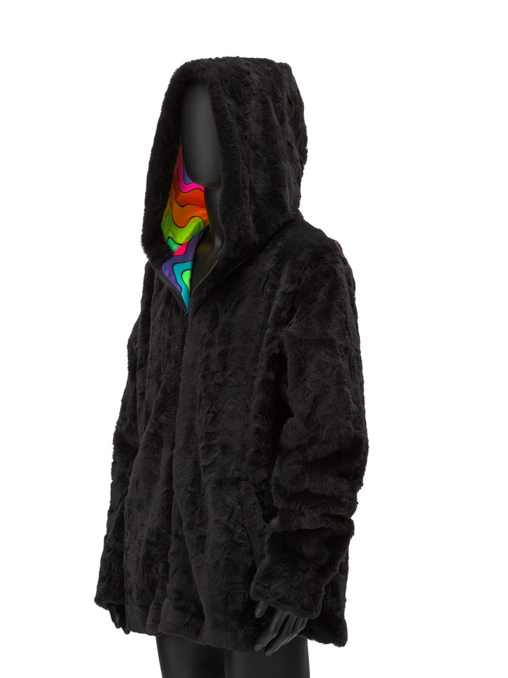 Zodiac Dreams ♉️ Taurus Reversible Faux Fur Jacket