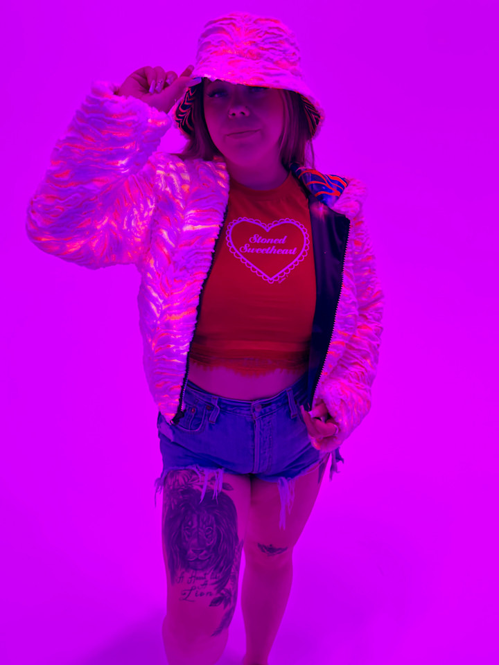 Zodiac Dreams ♉️ Taurus Reversible Faux Fur Jacket