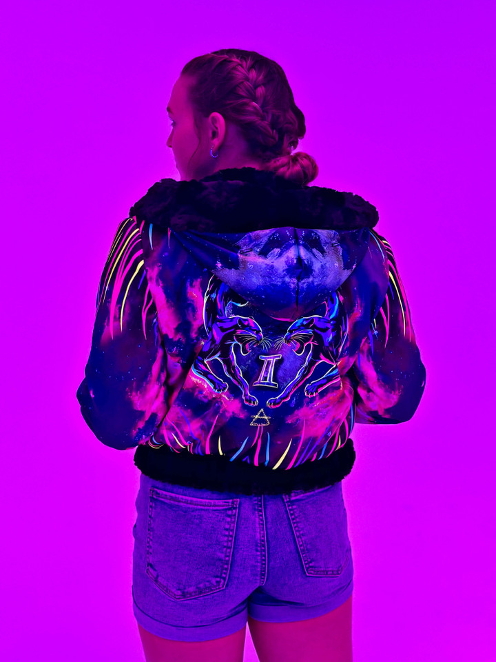 Zodiac Dreams ♊️ Gemini Reversible Faux Fur Jacket