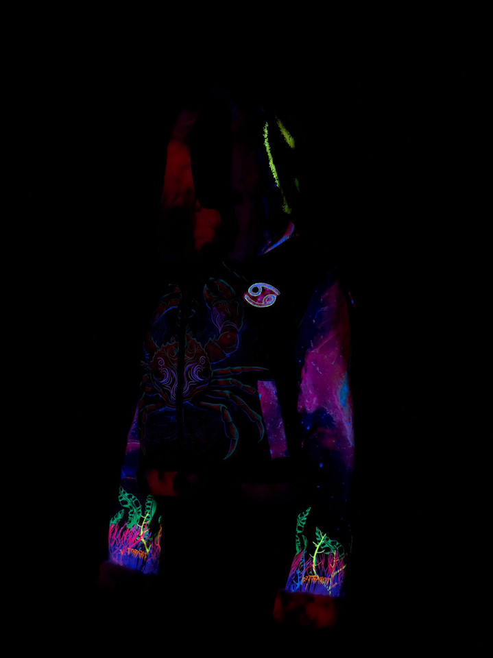 Zodiac Dreams ♋️ Cancer Reversible Faux Fur Jacket