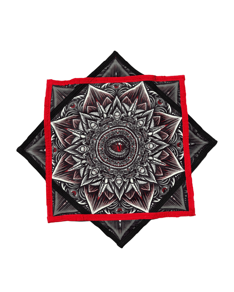 Gothic Mandala Glow Star - Free UV Flashlight Included!