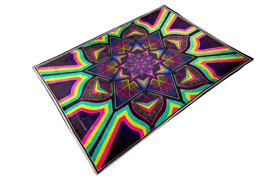 Great Shroom + Kaleidodope Blanket
