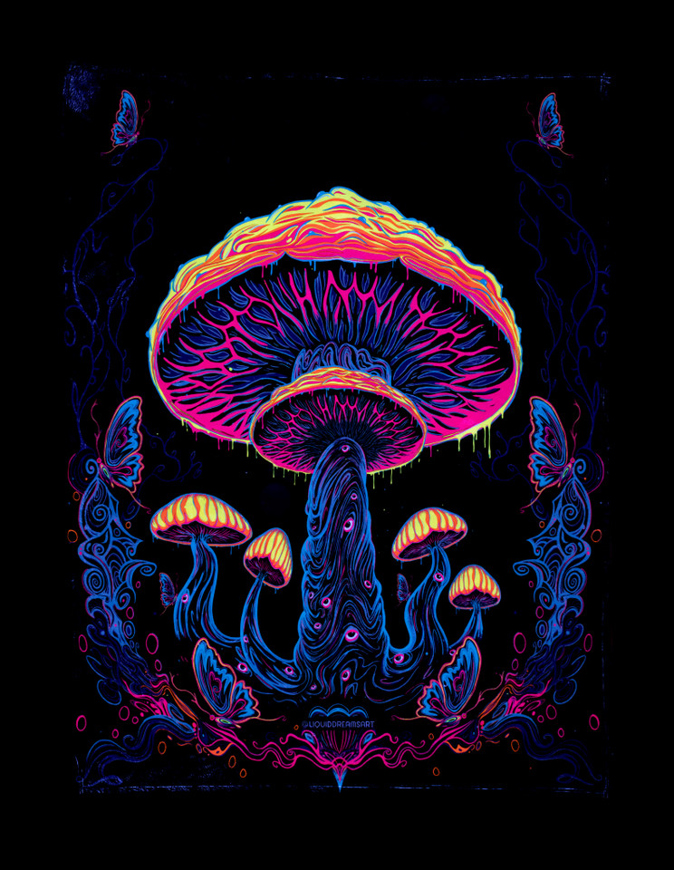 UV Reactive in Blacklight