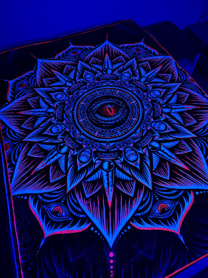 Gothic Mandala ╳ Nine Tails Double Sided Blanket