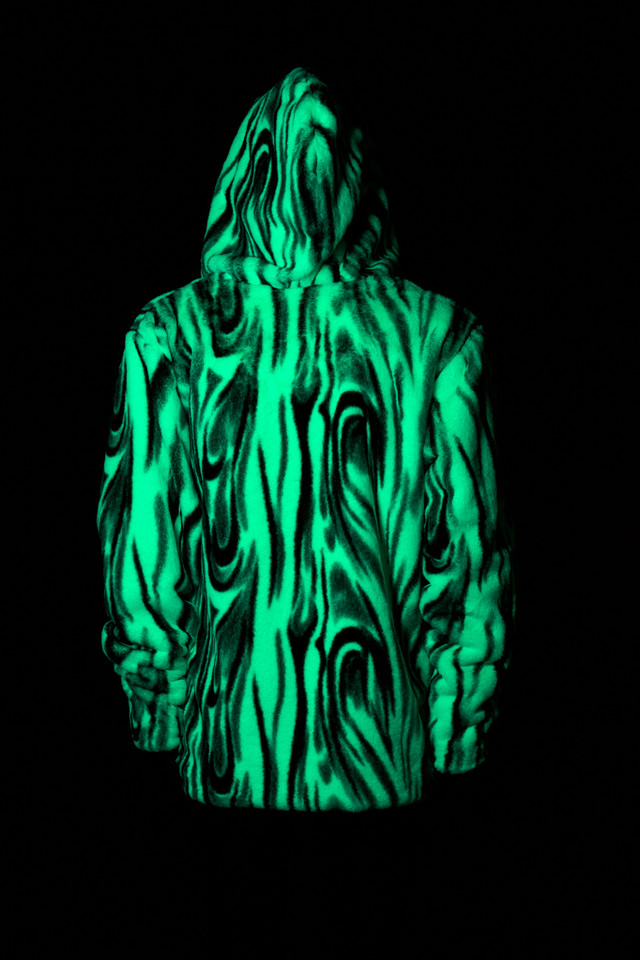 Excision x KK x LD Collab Reversible Faux Fur Jacket