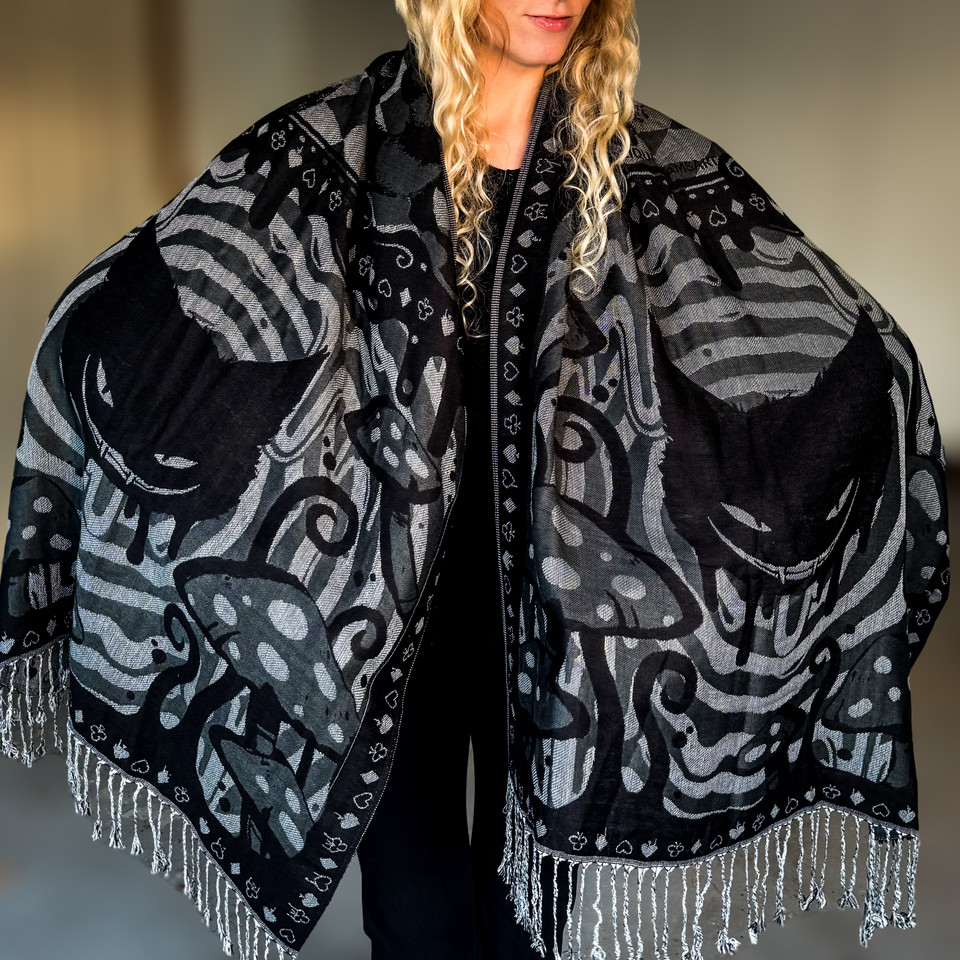 Alice II Pashmina — Black