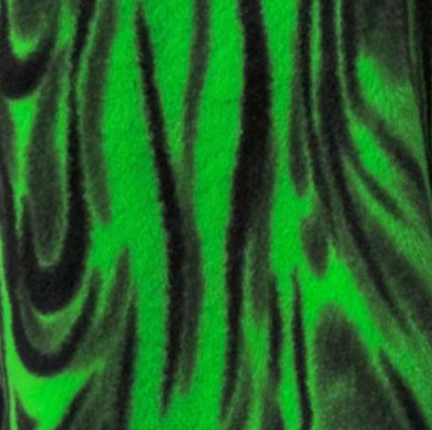 Toxic Waste faux fur swatch
