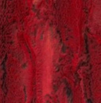 Left on Red faux fur swatch