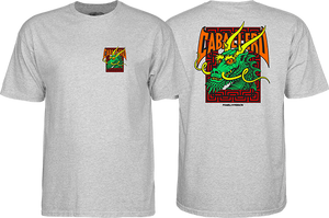 Powell Peralta - Cab Street Dragon Ss Xl - grey - Skateboard Tshirt Powell Peralta - Cab Street Dragon Ss Xl - grey - Skateboard Tshirt