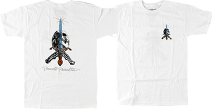 Powell Peralta - Skull & Sword Ss M - white - Skateboard Tshirt Powell Peralta - Skull & Sword Ss M - white - Skateboard Tshirt