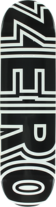 Zero - Bold Deck-8.0 Black/wht (Skateboard Deck)