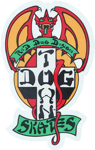 Dogtown - Red Dog 4" Decal