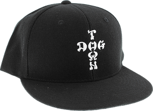 Dogtown - Cross Letters Embroidered Adj-black