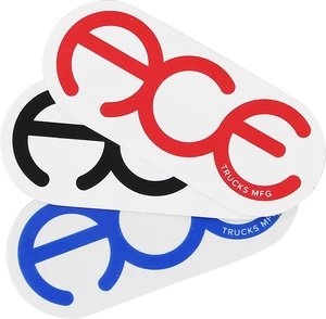 Ace - Rings 3" Sticker Assorted 1pc
