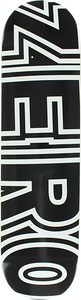 Zero - Bold Deck-7.75 Black/wht - Skateboard Deck