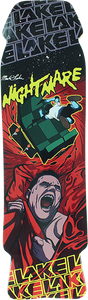 Lake - Nightmare Deck-8.75x32.5 Blk/red - Skateboard Deck