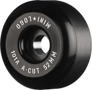 Mini Logo - Logo A-cut 52mm 101a Black Ppp (Skateboard Wheels - Set of 4) Mini Logo - Logo A-cut 52mm 101a Black Ppp (Skateboard Wheels - Set of 4)