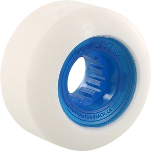 Powerflex - Rock Candy 54mm 84b Wht/clr.blue (Skateboard Wheels - Set of 4)