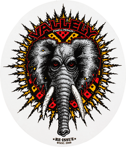 Powell Peralta - Vallely Elephant Decal Single Powell Peralta - Vallely Elephant Decal Single