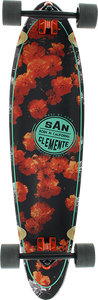 San Clemente - Orange Blossom Squashtail Complete-9x36 - Complete Skateboard San Clemente - Orange Blossom Squashtail Complete-9x36 - Complete Skateboard