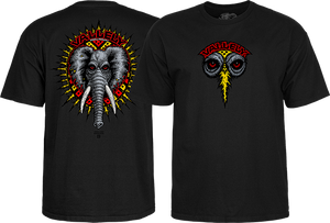 Powell Peralta - Vallely Elephant Ss S-black - T-shirt