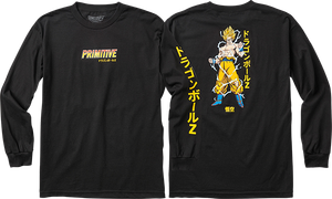 Primitive - Dbz Super Saiyan Goku L/s S-black