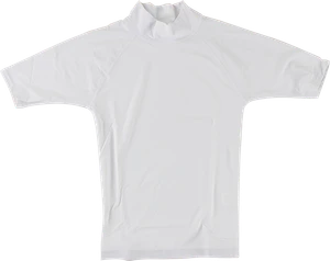 Block Surf - Surf Rash Guard / Short Sleeve Xs-white