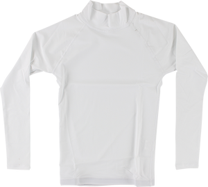 Block Surf - Surf Rash Guard / Long Sleeve M-white