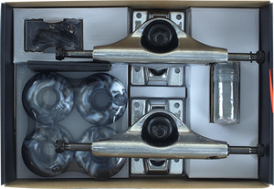 Industral Trucks - Comp-pk 5.0 Raw/raw W/52mm Bk/wt Swirl - Skateboard Trucks (Pair) Industral Trucks - Comp-pk 5.0 Raw/raw W/52mm Bk/wt Swirl - Skateboard Trucks (Pair)