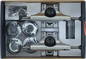Industral Trucks - Comp-pk 4.75 Raw/raw W/52mm Bk/wt Swirl - Skateboard Trucks (Pair) Industral Trucks - Comp-pk 4.75 Raw/raw W/52mm Bk/wt Swirl - Skateboard Trucks (Pair)