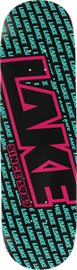 Lake - Miami Vice Logo Deck-8.3 Blk/blue/pink - Skateboard Deck