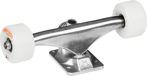 Mini Logo - Assembly 7.63 Raw/raw W/53mm 90a A-cut Wht - Skateboard Trucks (Pair)