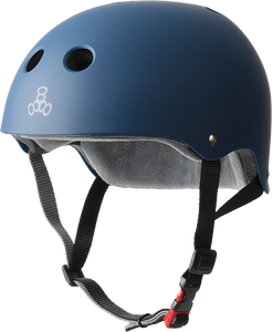 Triple 8 - Certified Sweatsaver L/xl-navy Rubber - Skateboard Helmet