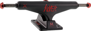 Silver - M-hollow 7.75 Slay Blk/blk/red - Skateboard Trucks (Pair)