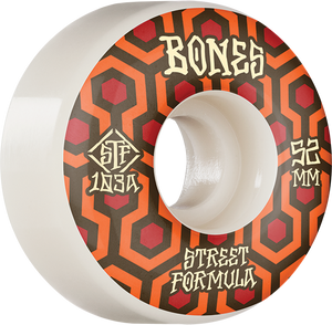 Bones Wheels - Stf V1 Retros 52mm 103a Wht - Skateboard Wheels (Set of Four) Bones Wheels - Stf V1 Retros 52mm 103a Wht - Skateboard Wheels (Set of Four)