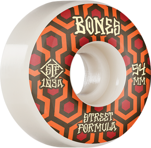 Bones Wheels - Stf V1 Retros 54mm 103a Wht - Skateboard Wheels (Set of Four) Bones Wheels - Stf V1 Retros 54mm 103a Wht - Skateboard Wheels (Set of Four)