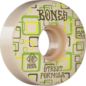 Bones Wheels - Stf V3 Retros 52mm 99a Wht - Skateboard Wheels (Set of Four) Bones Wheels - Stf V3 Retros 52mm 99a Wht - Skateboard Wheels (Set of Four)