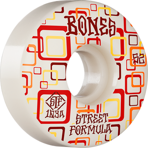 Bones Wheels - Stf V3 Retros 52mm White - Skateboard Wheels (Set of Four) Bones Wheels - Stf V3 Retros 52mm White - Skateboard Wheels (Set of Four)
