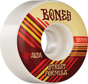Bones Wheels - Stf V4 Retros 53mm 103a Wht - Skateboard Wheels (Set of Four) Bones Wheels - Stf V4 Retros 53mm 103a Wht - Skateboard Wheels (Set of Four)