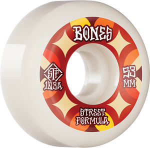 Bones Wheels - Stf V5 Retros 53mm 103a Wht - Skateboard Wheels (Set of Four) Bones Wheels - Stf V5 Retros 53mm 103a Wht - Skateboard Wheels (Set of Four)