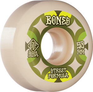 Bones Wheels - Stf V5 Retros 53mm 99a Wht - Skateboard Wheels (Set of Four) Bones Wheels - Stf V5 Retros 53mm 99a Wht - Skateboard Wheels (Set of Four)