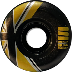 Embrace - Sumner Union Cross 54mm 100a Black/gold - Skateboard Wheels (Set of Four)