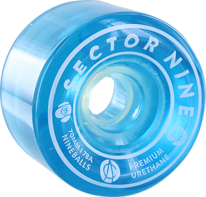 Sector 9 - Nineballs 70mm 78a Blue - Skateboard Wheels (Set of Four)