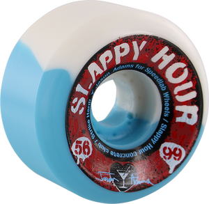 Speedlab - Adams Slappy Hour 56mm 99a Wht/blu Swirl - Skateboard Wheels (Set of Four) Speedlab - Adams Slappy Hour 56mm 99a Wht/blu Swirl - Skateboard Wheels (Set of Four)