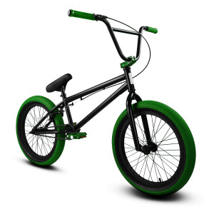 Elite BMX Bike - Stealth - Black / Green Elite BMX Bike - Stealth - Black / Green