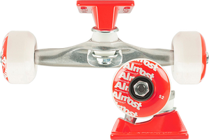 Tensor - Assembly 5.5 Raw/red W/52mm Repeat - Skateboard Trucks (Pair)