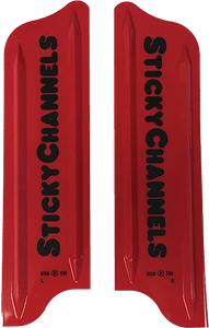 Sticky Channels - Channels 11" Red
