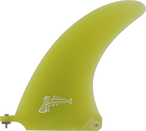 Ray Gun - Gun Fiberglass Center Fin 7.0" Yellow - Surfboard Fins