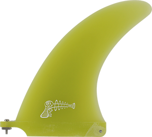 Ray Gun - Gun Fiberglass Center Fin 7.5" Yellow - Surfboard Fins