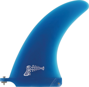 Ray Gun - Gun Fiberglass/volan Center Fin 7.0" Blue - Surfboard Fins